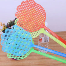 Load image into Gallery viewer, Hot 10Pcs Cute Palm Pattern Plastic Fly Swatter Lightweight Household Flapper Mosquito Bug Zapper Pest Control Color Random