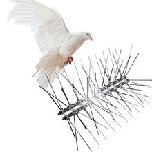 Load image into Gallery viewer, 12pcs 25cm Bird Repeller Environmentally Stainless Steel Pigeon Nails Anti-Bird Anti-Dove Spikes Bird Scarer Spikes Pest Control
